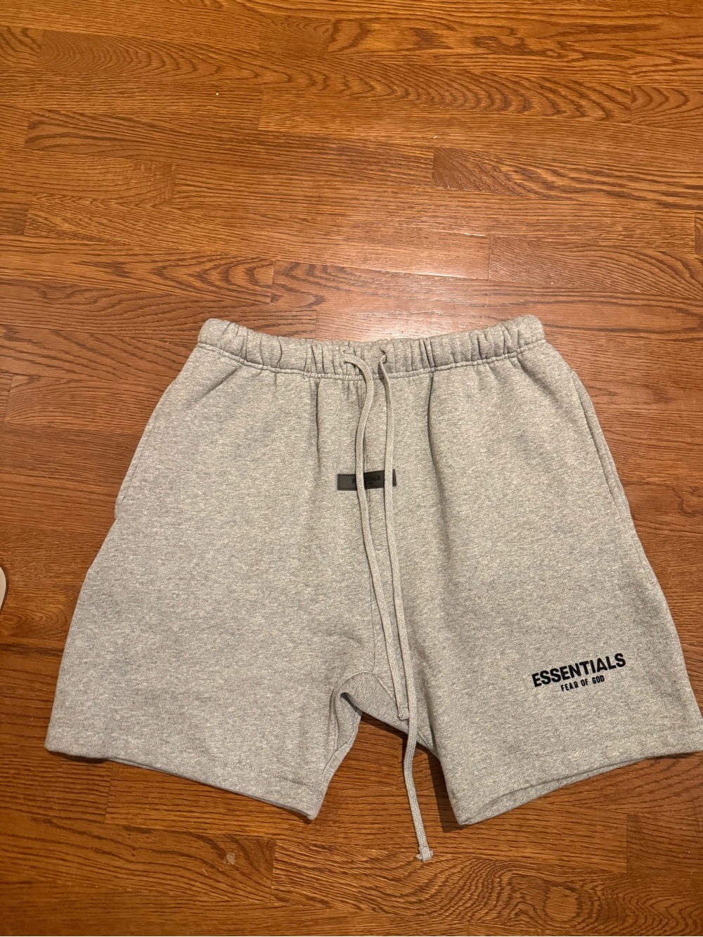 ESSENTIALS Men’s Light Gray Athletic Sweat Shorts